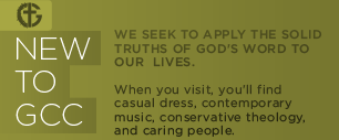 We seek to apply the solid truths of God's Word to our lives.  When you visit, you'll find casual dres, contemporary music, conservative theology, and caring people.